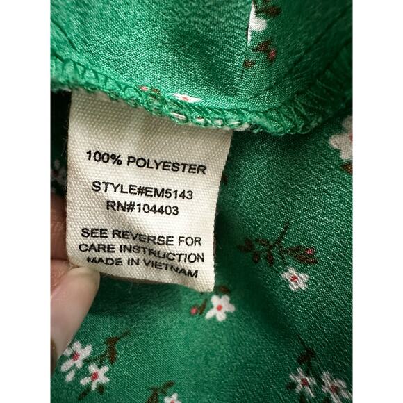 E&M Green Wrap Sz L - Picture 12 of 12